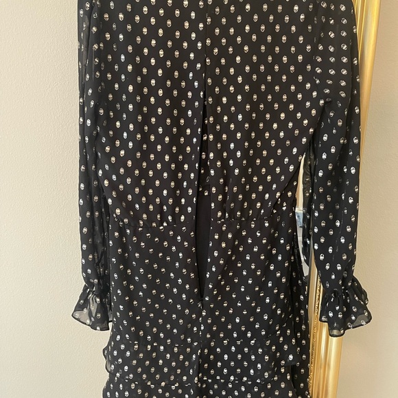 SPOT SHIRT DRESS IN GOLDSPOT - Picture 3 of 6